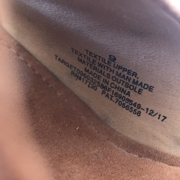 EUC Universal Thread Faux Suede Espadrilles Wedge Cognac Sandals Size 9 - Picture 12 of 12